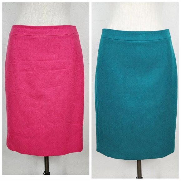 J. Crew Dresses & Skirts - J. Crew Two 100% Wool Lined Pencil Skirts